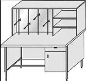 Стол лабораторный ЛСК-06 фото 1