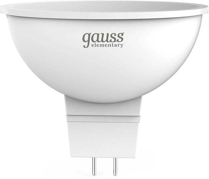 Лампа светодиодная Gauss Elementary 13521 11Вт цок.:GU5.3 софит 180B св.свеч.бел.нейт. MR16 (упак.:10шт) фото 2