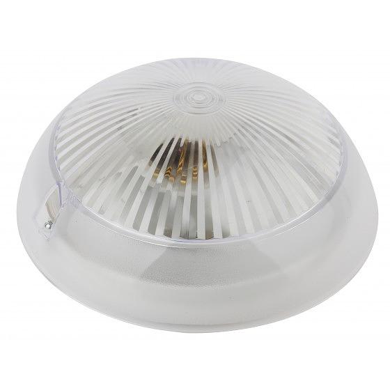 ЭРА Б0048029 Светильник НБП 06-60-001 Сириус поликарбонат IP54 E27 max 60Вт D220 круг призма фото 1