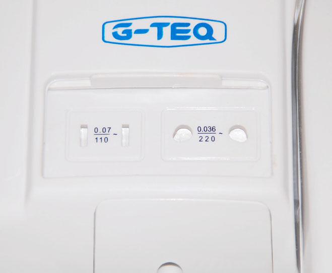 Фен настенный со шлангом G-teq 8723, 1000 Вт, 1 кВт, 15 м/с, пластик белый с дополнительной розеткой фото 6