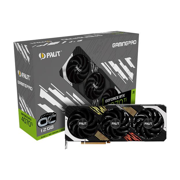 Видеокарта  PALIT  RTX4070Ti GAMINGPRO OC 12GB (4710562243598)  (NED407TT19K9-1043A) фото 3