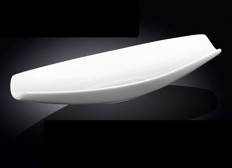 Блюдо прямоуг. 330*100 мм. 400 мл. h=45 мм. с закатанным ободком Wilmax /6/24/ фото 1