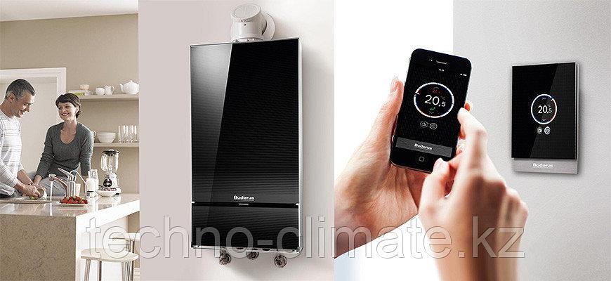 Котел настенный конденсационный Logamax plus GB172-42iH - 42 кВт (черный) фото 2