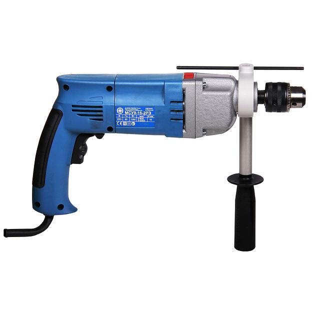 Двухскоростная ударная дрель МСУ9-16-2РЭ кейс опт фото 5