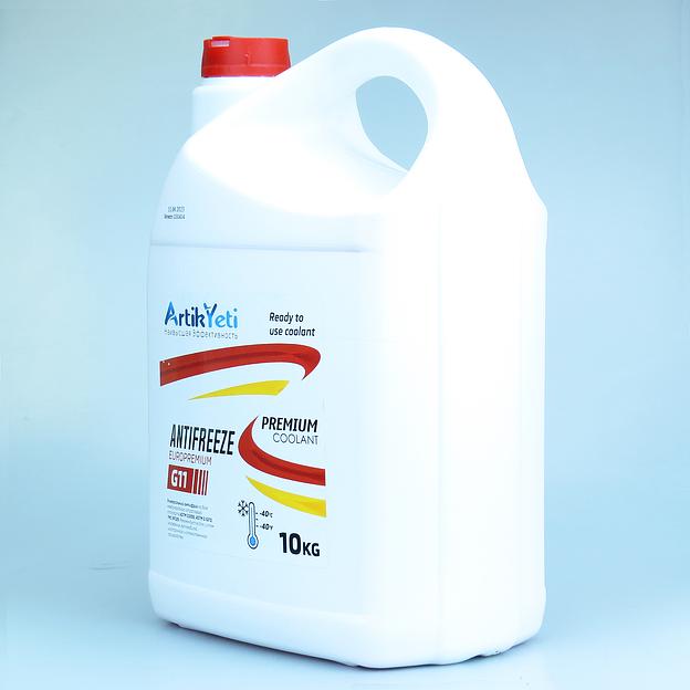 ArtikYeti Antifreeze Euro Premium G11 красный 10кг фото 3