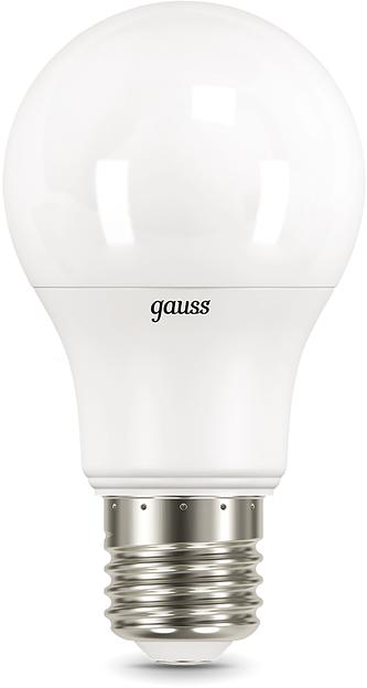 Лампа светодиодная Gauss A60 10Вт цок.:E27 груша 220B св.свеч.бел.теп. (упак.:10шт) (102502110-T) фото 2