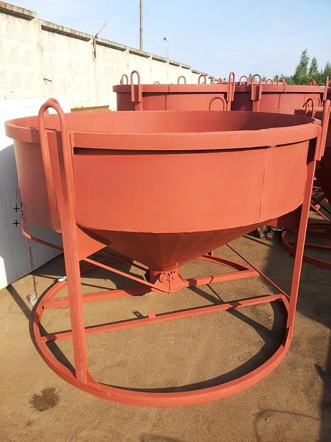 Бадья для бетона БН-2.0 низкая «Колокольчик» ОПТ фото 1