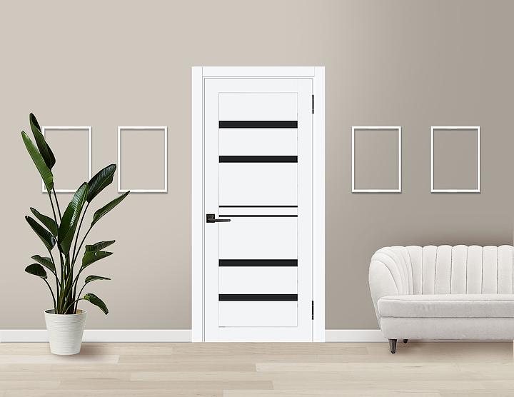 Межкомнатная дверь Некст 26 Аляска белая фото 3