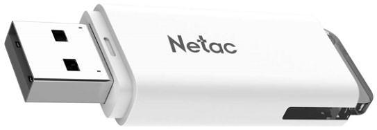 Флеш Диск Netac 8Gb U185 NT03U185N-008G-20WH USB2.0 белый фото 2