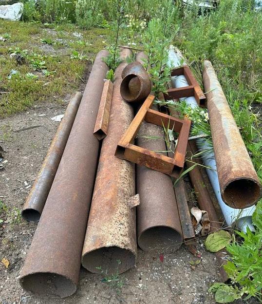 Трубы и профиль разных размеров б/у фото 1