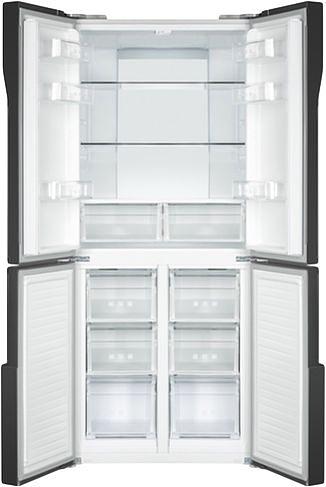 Холодильник Maunfeld MFF181NFSB нержавеющая сталь/черный (двухкамерный) фото 2