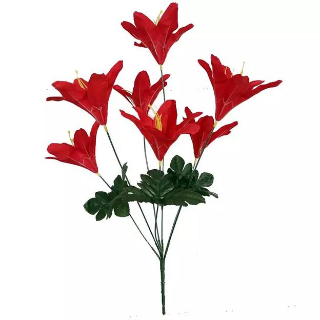 Букет с лилиями 7 голов 42см 386-622 фото 6