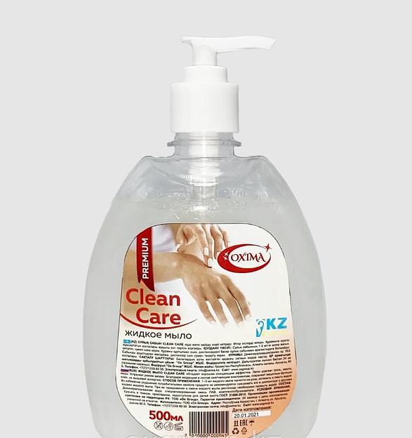 Жидкое мыло Oxima «Clean Care» Premium 0,5 л ОПТ фото 1