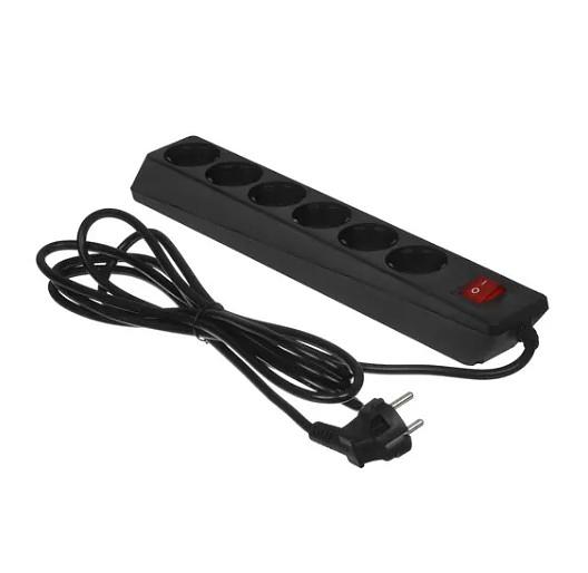 SVEN Фильтр Optima Optima 3,0 м (6 розеток с защитными шторками) черный, цветная коробка [SV-021023] фото 4