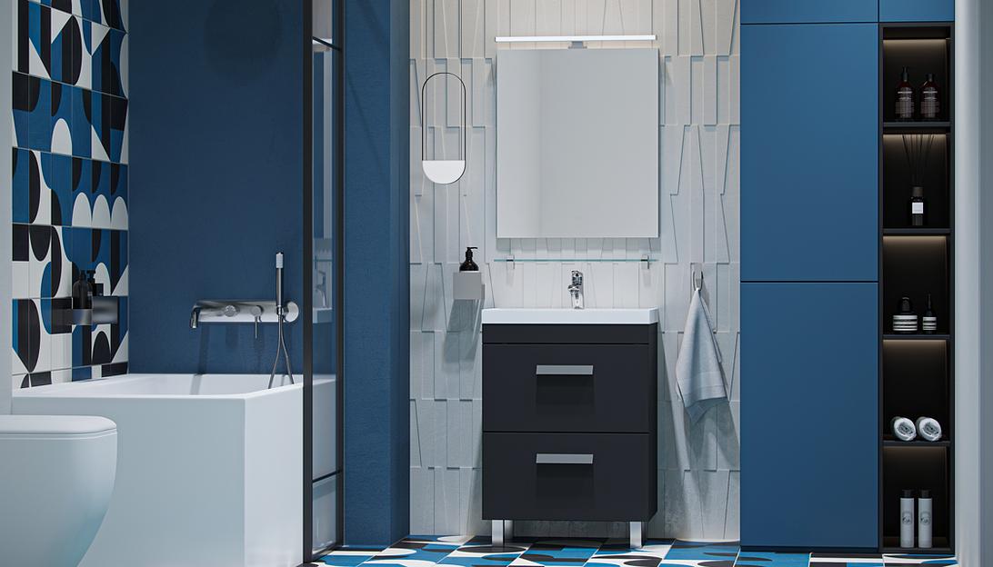 Тумба напольная «ORLANDO» серая ОПТ  фото 2