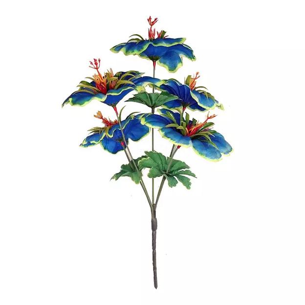 Букетик колокольчиков 5 голов 32см 366-709 фото 4