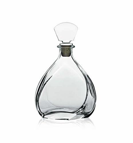 Штоф 700 мл. h=235 мм. с пробкой Лист (11335/01) /1/6/ фото 1