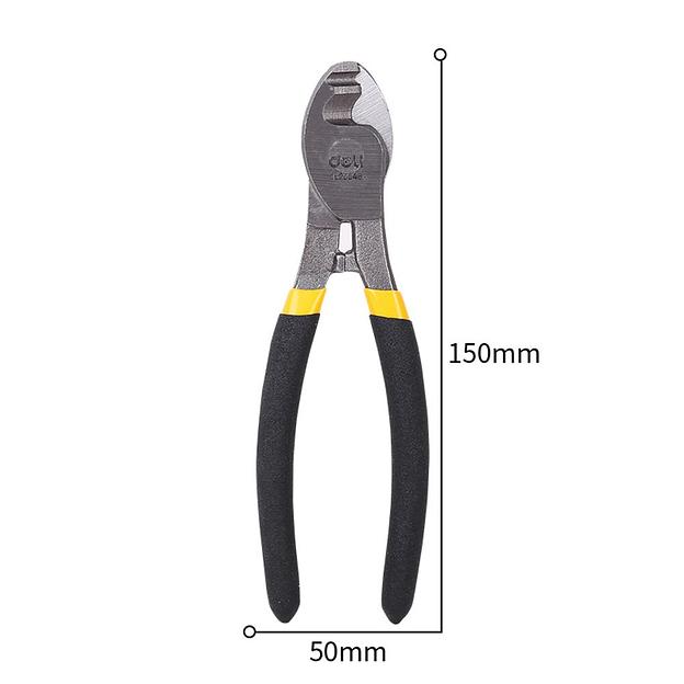 Кабелерез Deli DL20048 150мм, максимальный диаметр реза 9мм фото 5