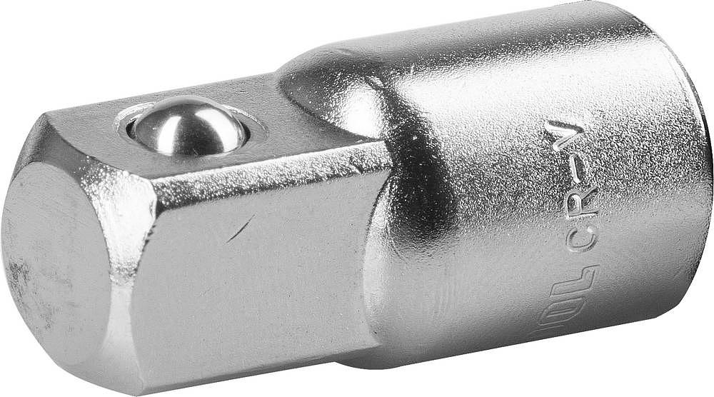 KRAFTOOL 3/8″M x 1/4″F, увеличивающий адаптер для торцовых головок (27840) фото 1