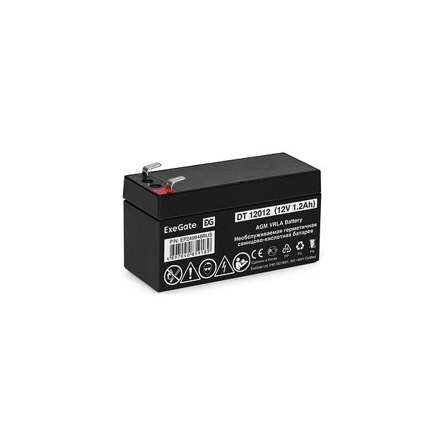Аккумуляторная батарея EXEGATE EP249948 для ИБП 12В, 1.2Ач [ep249948rus] фото 1