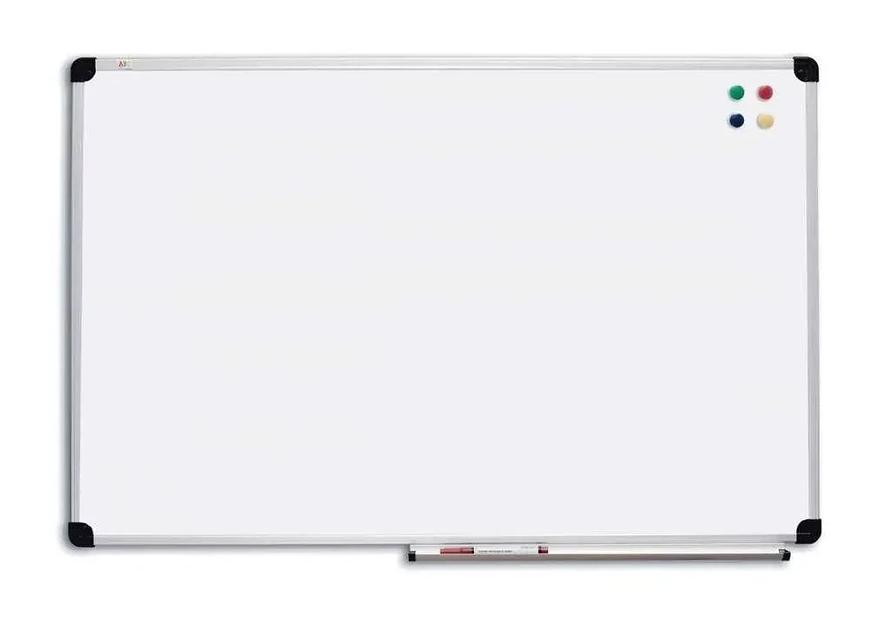 Доска магнитно-маркерная двусторонняя (меловая), 1000х2000 мм ОПТ фото 1