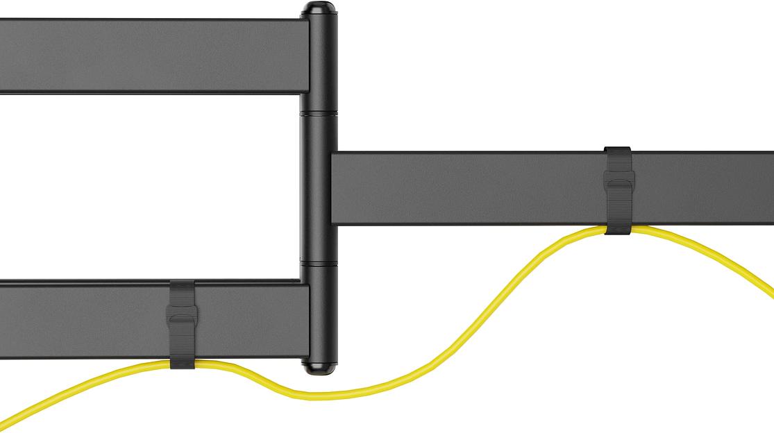 Кронштейн для телевизора Ultramounts UM968 черный 43"-105" макс.50кг настенный поворот и наклон фото 5