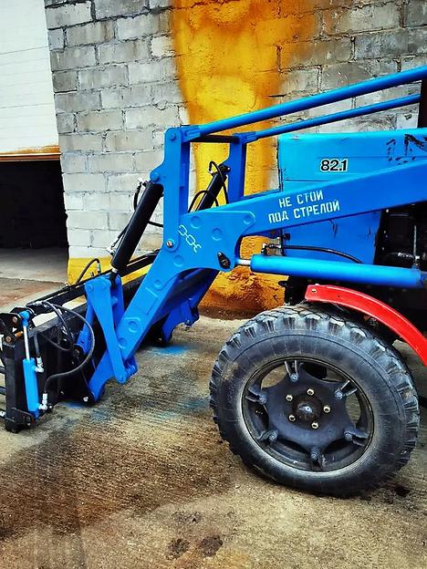 Погрузчик фронтальный ПФУ-1,0 Лесник (кун) фото 9