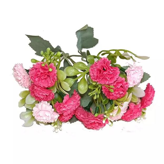 Букет гвоздички 15 голов на 5 веток 28см фото 2