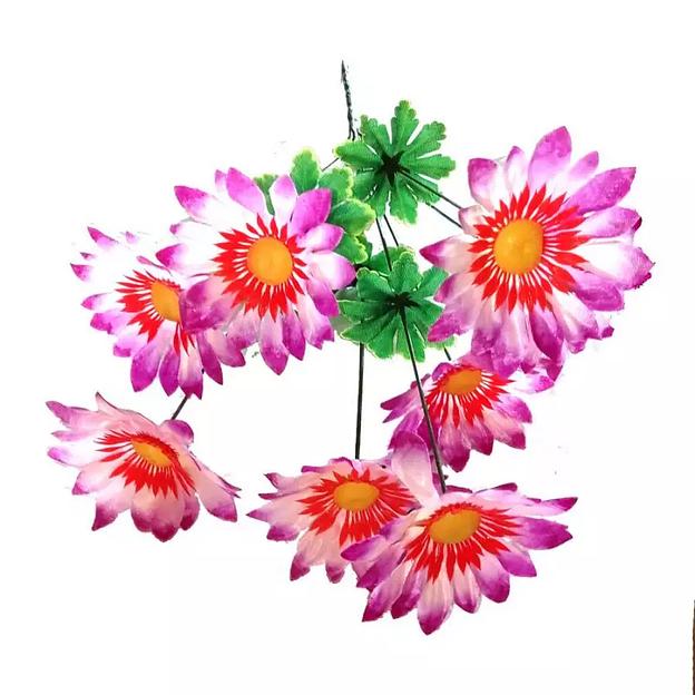 Букет герберы 8 голов 40см 414-633 фото 2