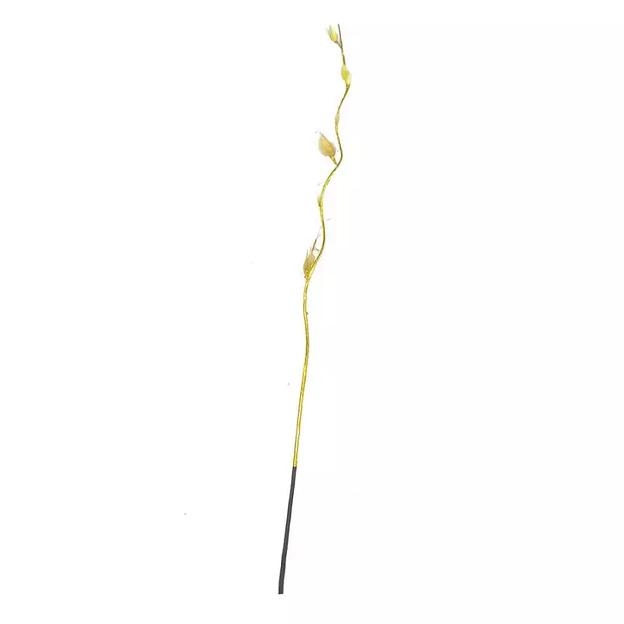 Сухоцвет ветка с капрон. цветками 897-5 (цена за ветку) 150см фото 4