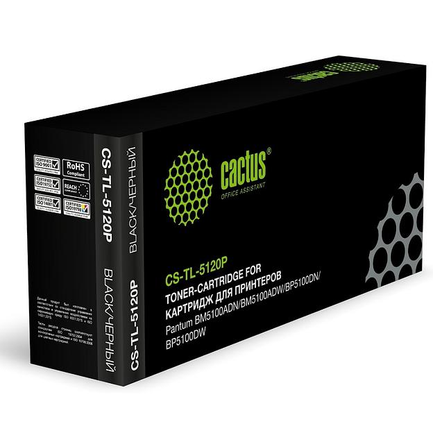 Картридж лазерный Cactus CS-TL-5120P TL-5120P черный (3000стр.) для Pantum BM5100ADN/BM5100ADW/BP510 фото 1