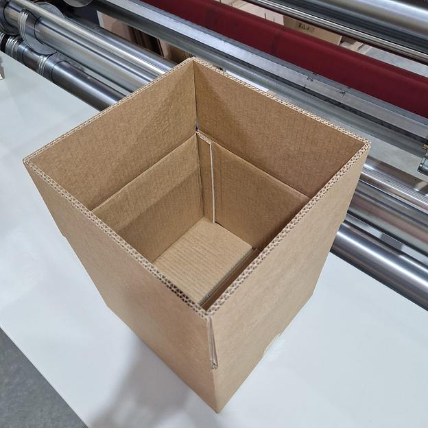 4-х клапанная коробка 500×255×400 мм, цвет: бурый, под заказ фото 5