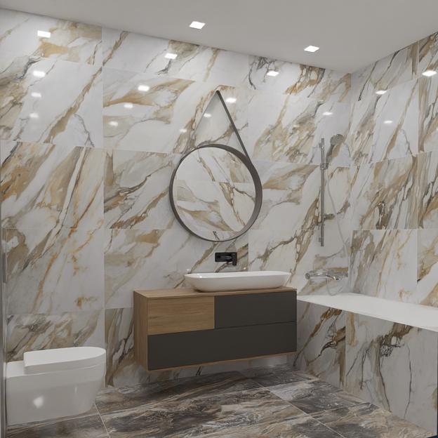 Керамогранит 1200х600 полированный «Sungress lasha gold polished» фото 3