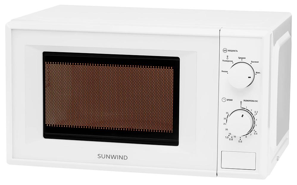 Микроволновая Печь SunWind SUN-MW051 20л. 700Вт белый фото 2