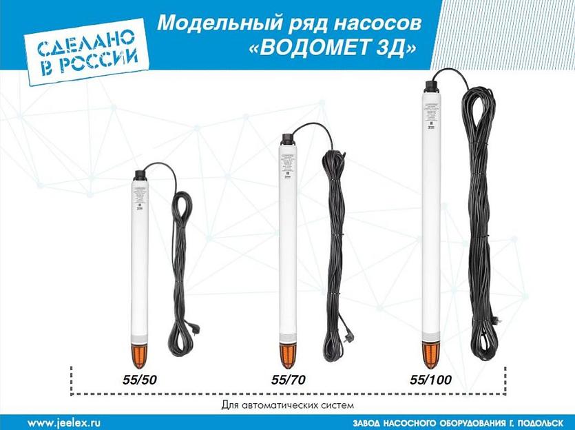 Насос скважинный Джилекс ВОДОМЕТ 3Д 55/50 (5600) фото 2