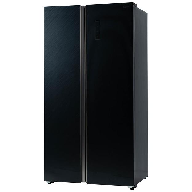 Холодильник Бирюса SBS 541 TBG черный двухкамерный 343/198 л морозилка слева, NoFrost, Side-by-side фото 1