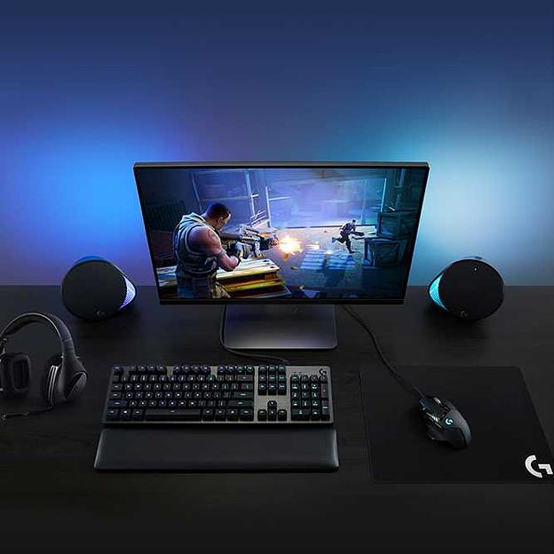 Клавиатура игровая Logitech G513 CARBON - GX BLUE (CLICKY) SWITCH (механическая клавиатура с RGB-подстветкой) US INT'L фото 3