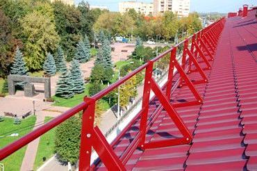 Ограждение кровельное Optima 1,2х2м RAL 8017 фото 2