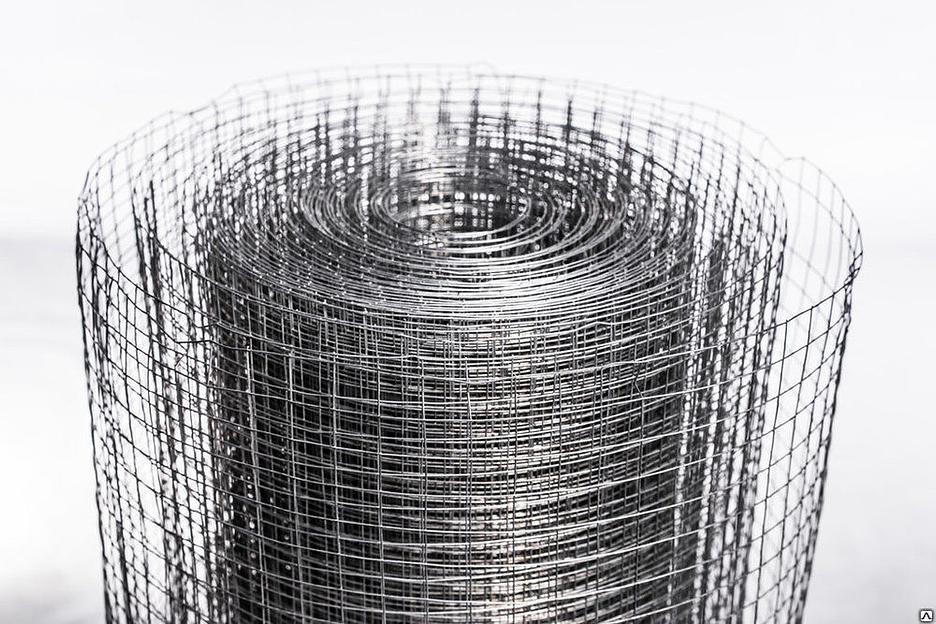 Сетка сварная оцинкованная сварена из проволоки 76.2х50.8 1.8 мм фото 1