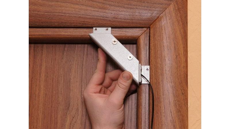 Замок электромеханический угловой Promix-SM101.00.3 с датчиками серебро ОПТ фото 9