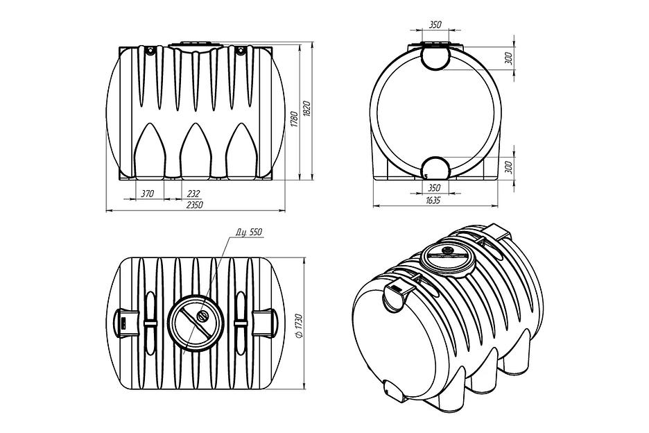 Емкость КАС 5000 HR фото 2
