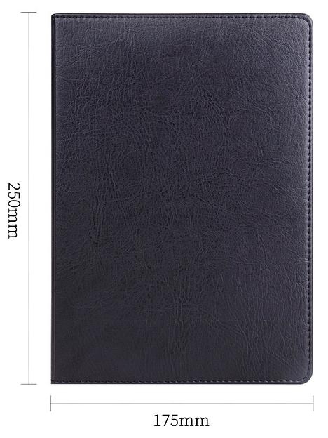 Блокнот Deli 7900 В5 250х143мм искусст. кожа 80л черный фото 3