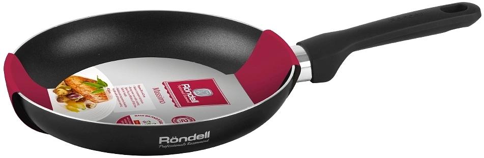 Сковорода Rondell Massimo RDA-1404 круглая 28см покрытие: Xylan Plus ручка несъемная (без крышки) черный фото 5