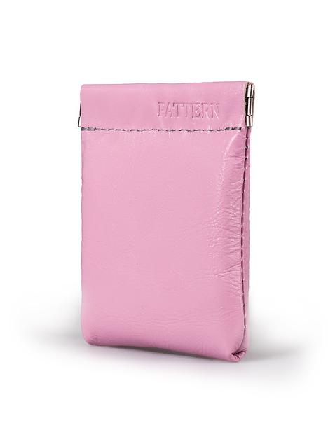 Монетница Pattern квадратная из натуральной итальянской кожи фото 2