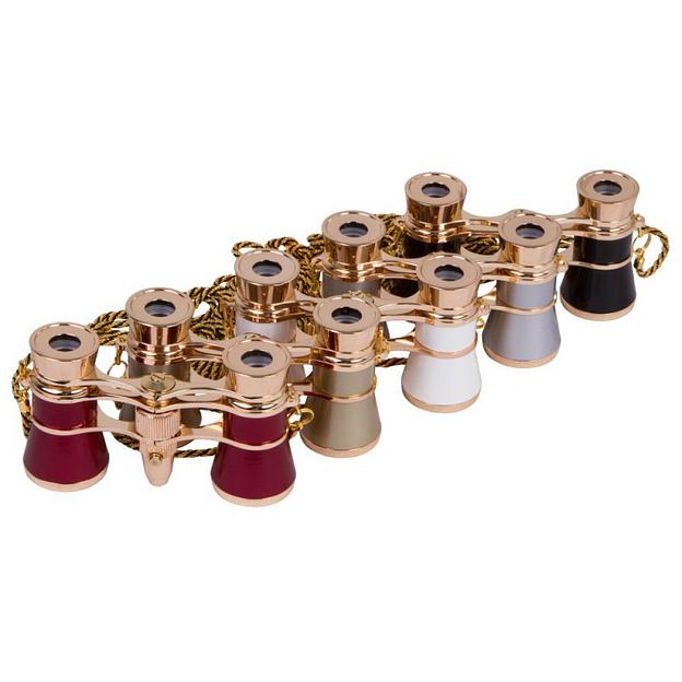  Бинокль Levenhuk Broadway 325F с подсветкой и цепочкой, белый > фото 2