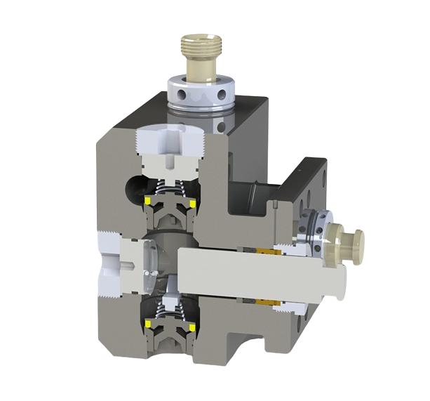 Гидравлическая часть плунжерного насоса TWS-600 фото 1