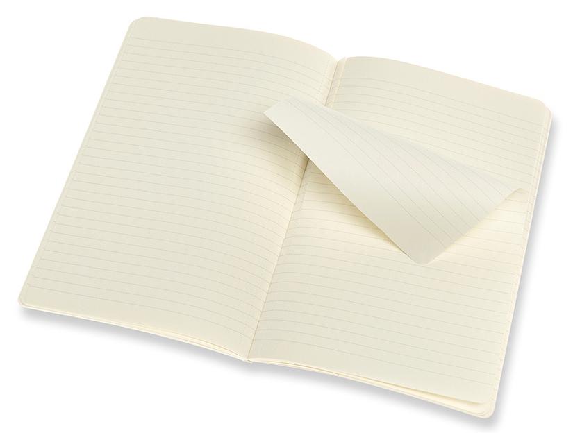 Блокнот Moleskine VOLANT QP721F16B24 Large 130х210мм 96стр. линейка мягкая обложка оранжевый/голубой (2шт) фото 3