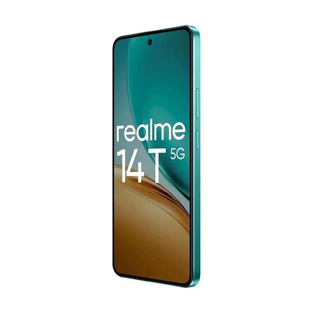 Смартфон Realme 14T 5G 8+256 RMX5078 8+256 зеленый фото 4