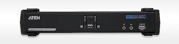 Переключатель электронный ATEN 2-Port USB DVI Dual Link/CH7.1 Audio KVMP™ Switch (CS1782A-AT-G) фото 1