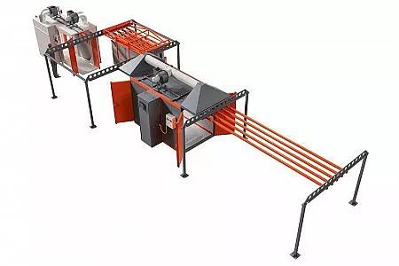 Линейный участок порошковой окраски фото 1